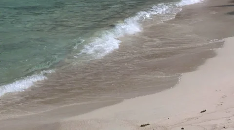 Ocean Waves to the Beach Koh Samui Stock Footage 38609822