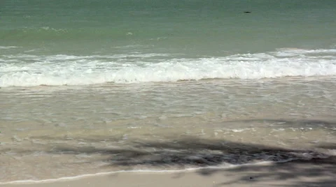 Ocean Waves to the Beach Koh Samui Video stock 38609830