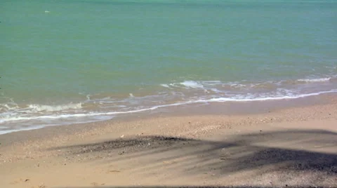 Ocean Waves to the Beach Koh Samui Stock Footage 38609841