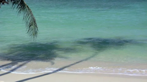 Ocean Waves to the Beach  Koh Samui Video stock 327892053