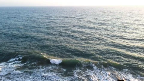 Ocean Waves by the Beach in Malibu Video stock 230926536