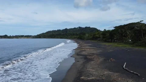 Ocean waves beach nature Stock Footage 273210666