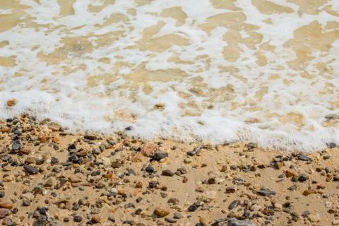 Ocean waves on the beach. Stock Photos