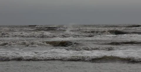 Ocean waves on the beach Stock Photos