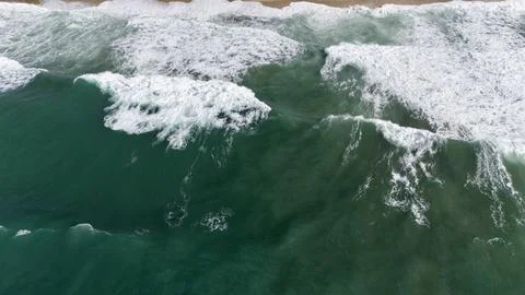 Ocean waves beach Stock Photos