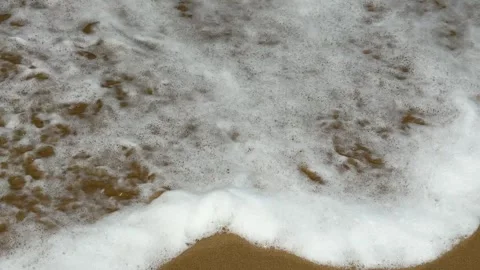 Ocean Waves on the Beach Sand Stock Footage 311353940