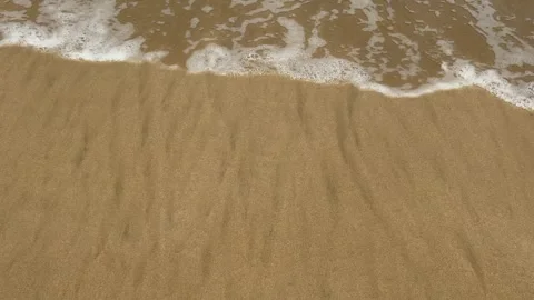 Ocean Waves on the Beach Sand Stock Footage 311353951