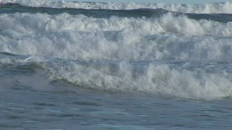 Ocean waves breaking Vidéo 537705
