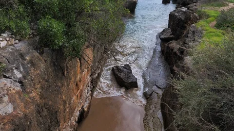 Ocean Waves. Cabo do Inferno, Portugal Stock Footage 101954060