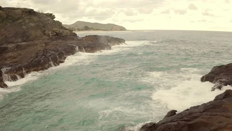 Ocean Waves Crashing #2 Stock Footage 224441731