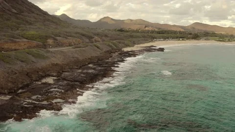 Ocean Waves Crashing #3 Stock Footage 224441629