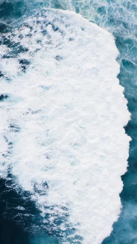 Ocean waves crashing dynamic background footage. Stock Footage 335735618