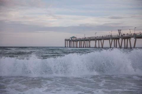 Ocean Waves Crashing Stock Photos