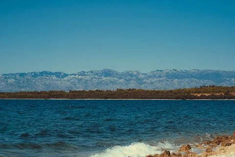 Ocean Waves In Croatia Stock Photos
