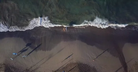 Ocean waves. Drone footage. Stock Footage 92878210