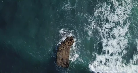 Ocean waves. Drone footage. Stock Footage 92905589