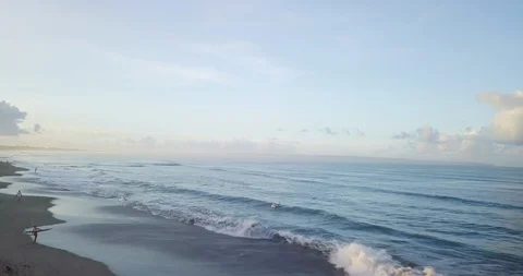 Ocean waves. Drone footage. Stock Footage 92911810