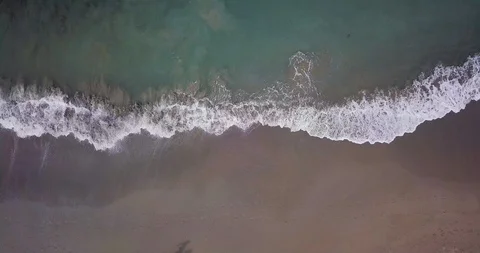 Ocean waves. Drone footage. Stock Footage 92919849