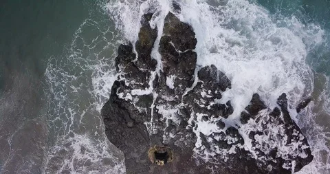 Ocean waves. Drone footage. Stock Footage 92920701