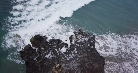 Ocean waves. Drone footage. Stock Footage 92926673