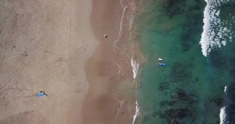 Ocean waves. Drone footage. Stock Footage 92972073