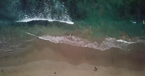 Ocean waves. Drone footage. Stock Footage 92986671
