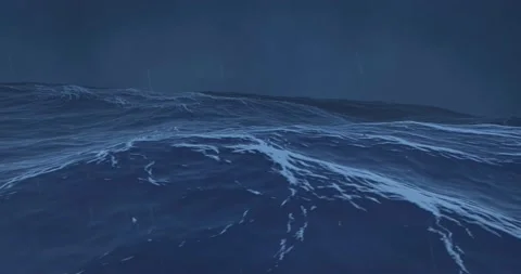 Ocean Waves During a Storm Stock Footage 201665985
