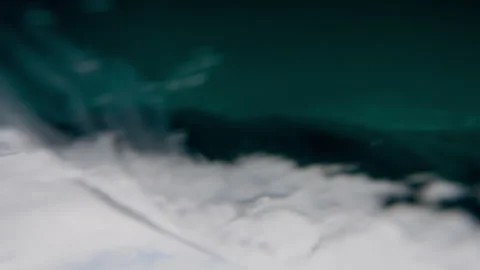 Ocean Waves During Storm. Harsh strong stormy waves make foam in open water of Video stock 255474735