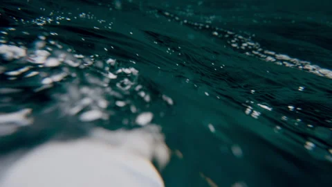 Ocean Waves During Storm. Harsh strong stormy waves make foam in open water of Video stock 260418470