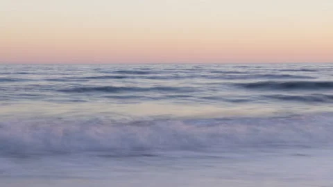 Ocean waves flow toward the camera. 4K. (1 of 3) Stock Footage 229786871