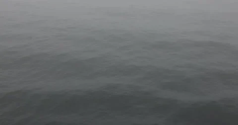 Ocean waves in fog Pacific 4K Stock Footage 207633552