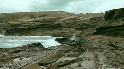 Ocean waves Stock Footage 8995663