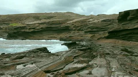 Ocean waves Stock Footage 8995708