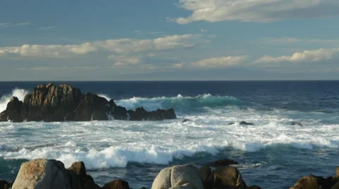 Ocean Waves Stock Footage 33194835