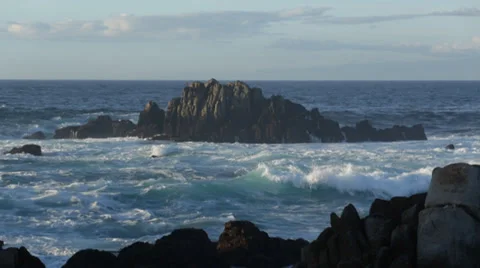 Ocean Waves Stock Footage 33203433