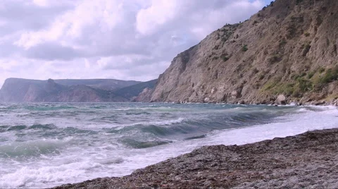 Ocean waves Video stock 46007786