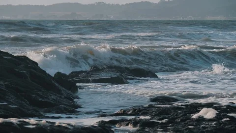 Ocean Waves Видео 75509081