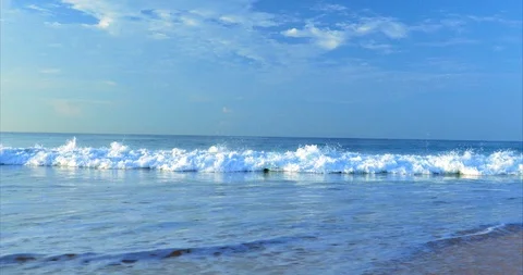Ocean waves Stock Footage 87047544