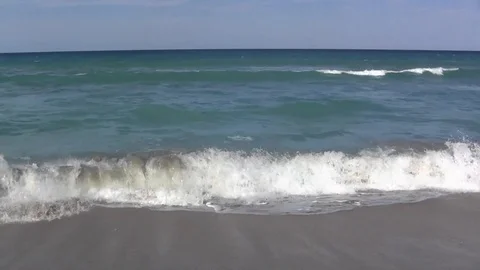 Ocean waves Stock Footage 88591847