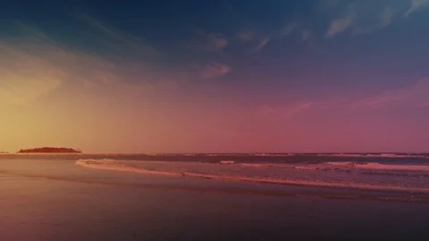 Ocean Waves Stock Footage 91550646