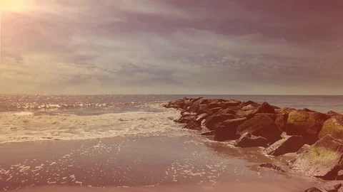 Ocean Waves Stock Footage 91550711