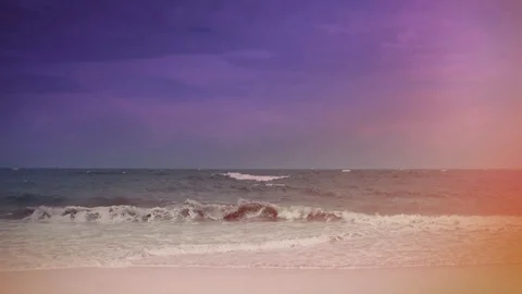 Ocean Waves Stock Footage 91551143