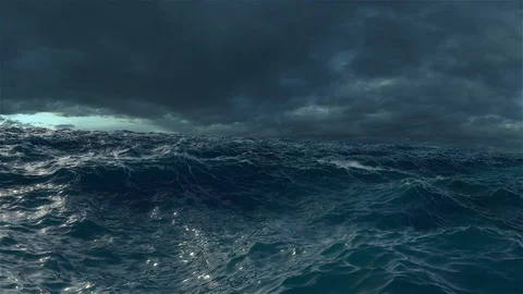 Ocean Waves Stock Footage 129756255