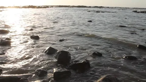 The ocean with waves Video stock 276362263