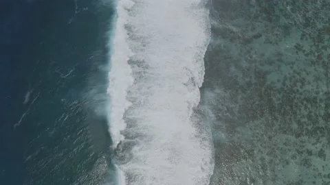 Ocean Waves in French Polynesia Stock Footage 168720185