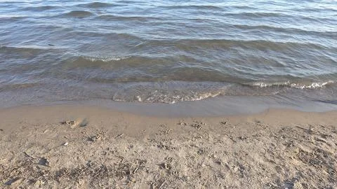 Ocean Waves Gently Flowing Stock-Fotos