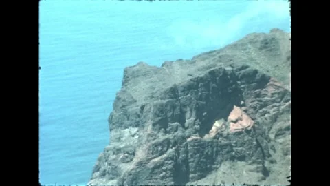 Ocean Waves Hitting Cliffs Stock Footage 278167449