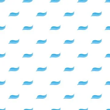 Ocean waves icon, simple style Illustrazione stock