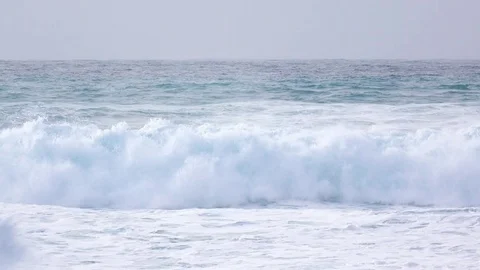 Ocean Waves Incoming on Shore Stock Footage 72861872