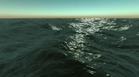 Ocean waves medium chop HD  Stockbeeldmateriaal 419004